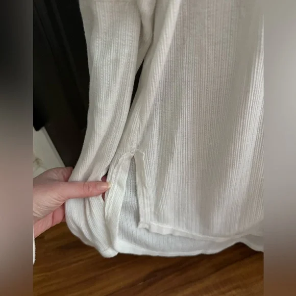 Free People White Lace Detail Top - Picture 3 of 8